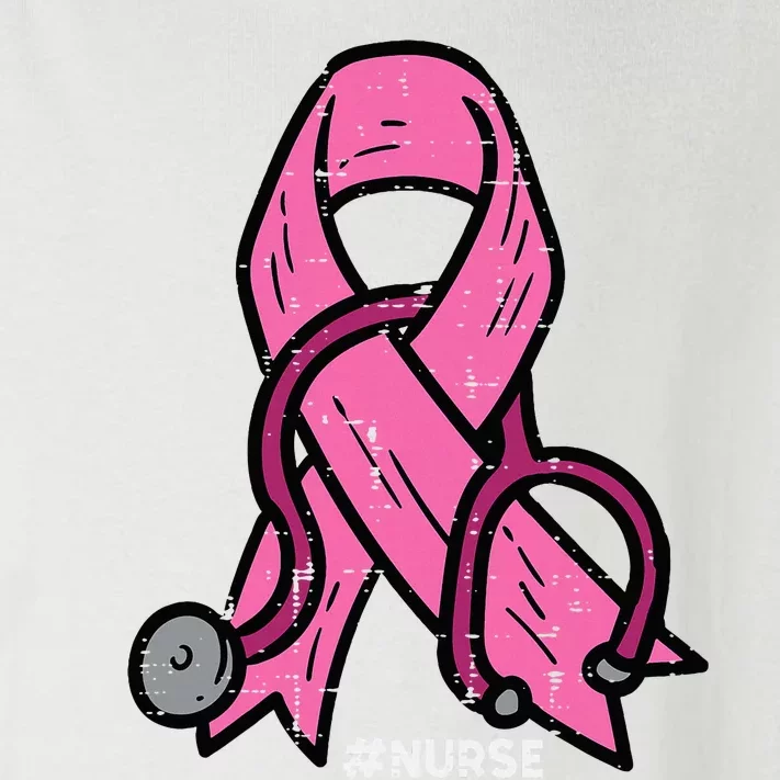 Breast Cancer Awareness Ribbon Nurse Toddler Long Sleeve Shirt