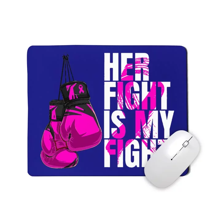 Breast Cancer Awareness Husband Support Squad Mousepad