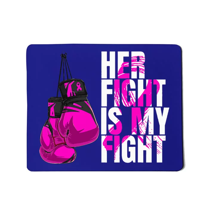 Breast Cancer Awareness Husband Support Squad Mousepad