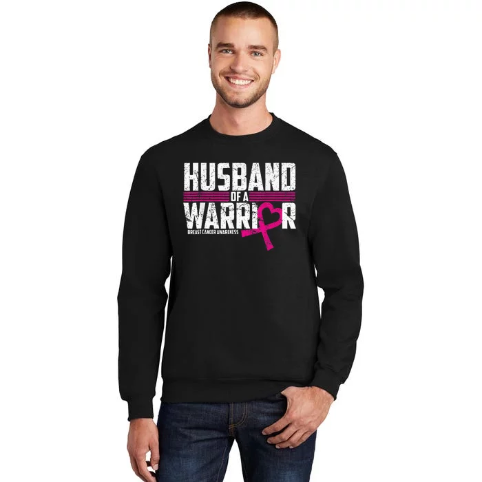 Breast Cancer Awareness Husband Of Warrior Pink Sweatshirt