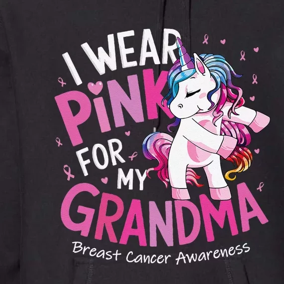 Breast Cancer Awareness Wear P.Ink Grandma Gift Premium Hoodie