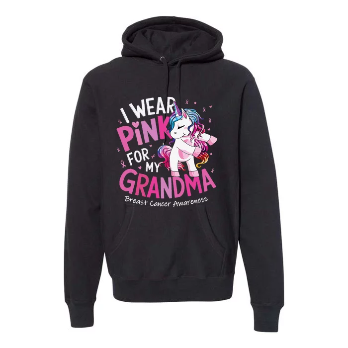 Breast Cancer Awareness Wear P.Ink Grandma Gift Premium Hoodie