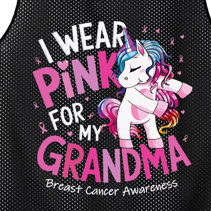 Breast Cancer Awareness Wear P.Ink Grandma Gift Mesh Reversible Basketball Jersey Tank