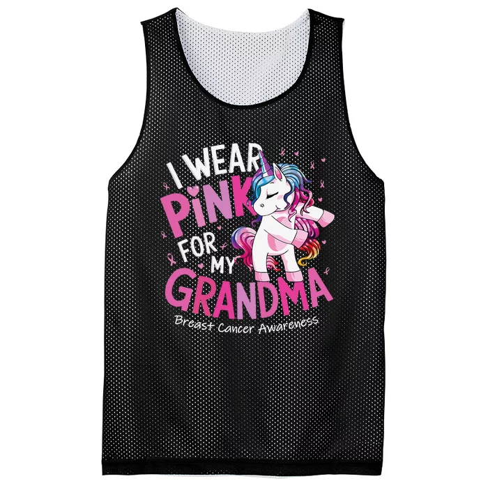 Breast Cancer Awareness Wear P.Ink Grandma Gift Mesh Reversible Basketball Jersey Tank