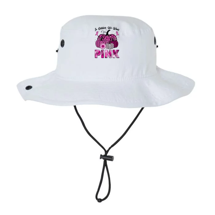 Breast Cancer Awareness In October We Wear Pink Pink Pumpkins Legacy Cool Fit Booney Bucket Hat