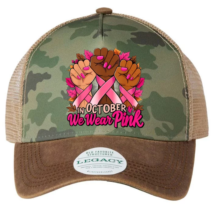 Breast Cancer Awareness 2024 In October We Wear Legacy Tie Dye Trucker Hat