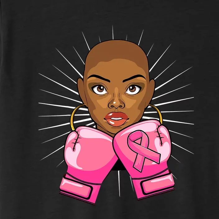 Breast Cancer Afro African American For Women Girls ChromaSoft Performance T-Shirt