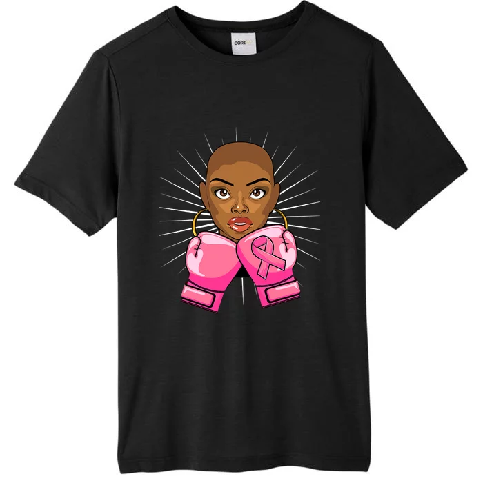 Breast Cancer Afro African American For Women Girls ChromaSoft Performance T-Shirt