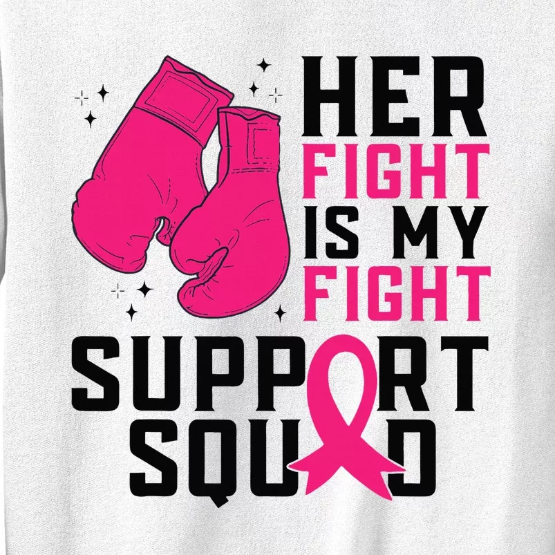 Breast Cancer Awareness Husband Support Squad Sweatshirt