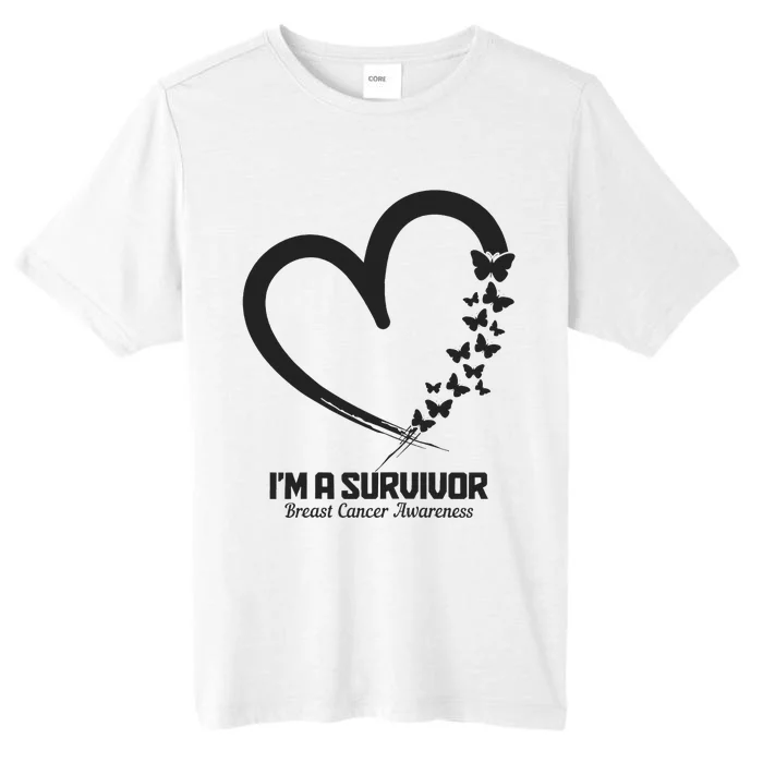 Breast Cancer Awareness Month October Pink Ribbon Survivor ChromaSoft Performance T-Shirt