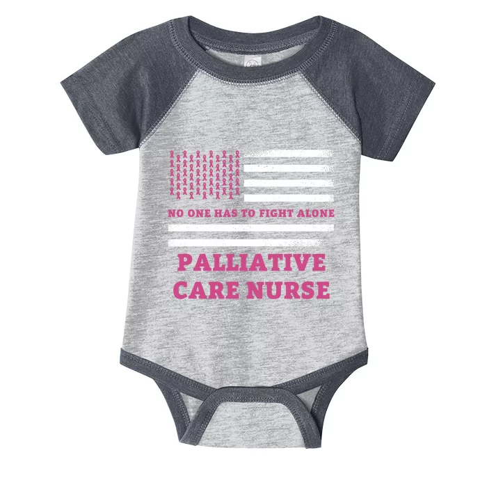 Breast Cancer Awareness Palliative Care Nurse P.Ink Ribbon Infant Baby Jersey Bodysuit