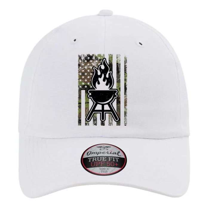 Barbecue Camouflage American Flag Bbq Chef And Us Lover Chef Gift The Original Performance Cap