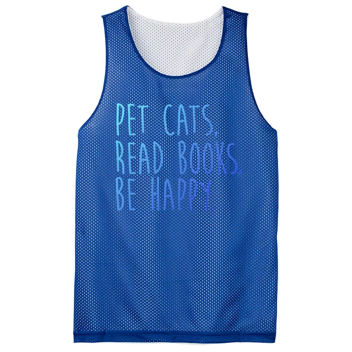 Book Cats And Books Bookworm Gift Mesh Reversible Basketball Jersey Tank