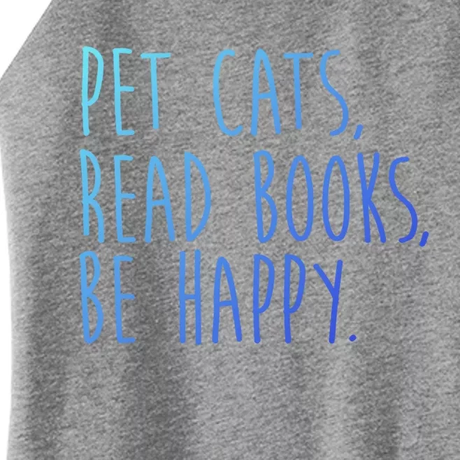 Book Cats And Books Bookworm Gift Women’s Perfect Tri Rocker Tank