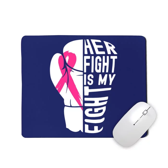 Breast Cancer Awareness Husband Support Squad Mousepad