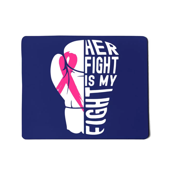 Breast Cancer Awareness Husband Support Squad Mousepad