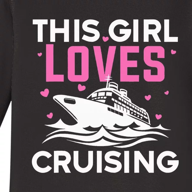 Best Cruising Art Cruise Ship Lover Cruise Travel Baby Long Sleeve Bodysuit