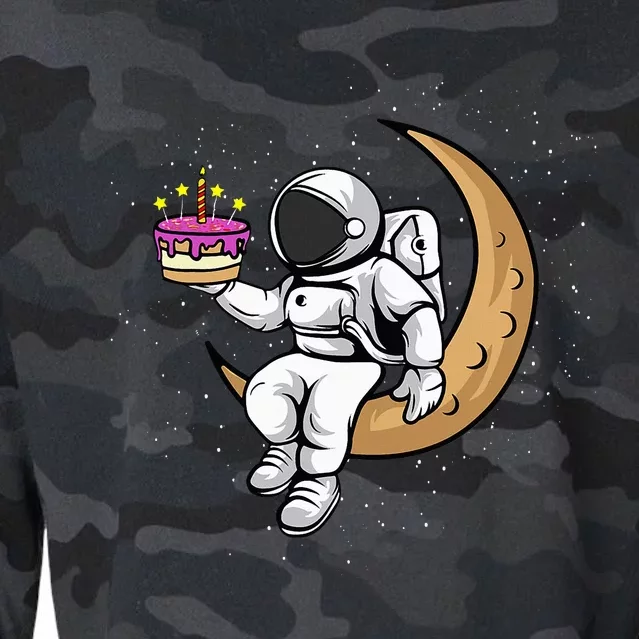 Birthday Cake Astronauts In Space Astronaut Has Birthday Cropped Pullover Crew