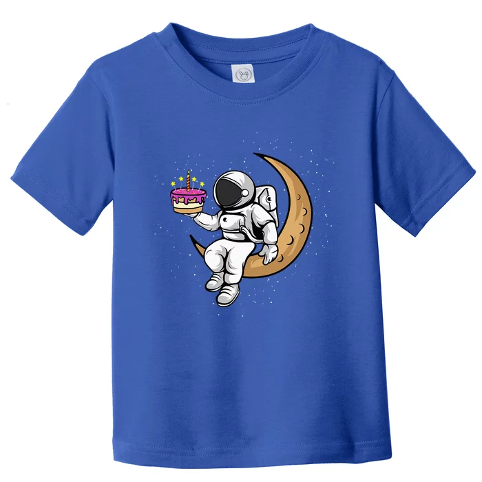 Birthday Cake Astronauts In Space Astronaut Has Birthday Toddler T-Shirt