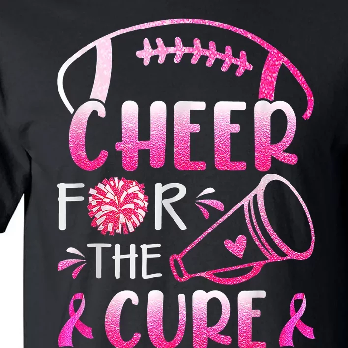 Breast Cancer Awareness Cheer For The Cure Cancer Support Squad Tall T-Shirt