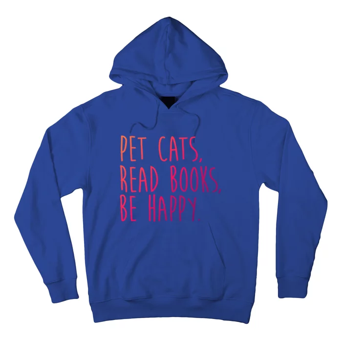 Book Cats And Books Bookworm Gift Hoodie