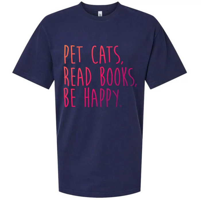 Book Cats And Books Bookworm Gift Sueded Cloud Jersey T-Shirt