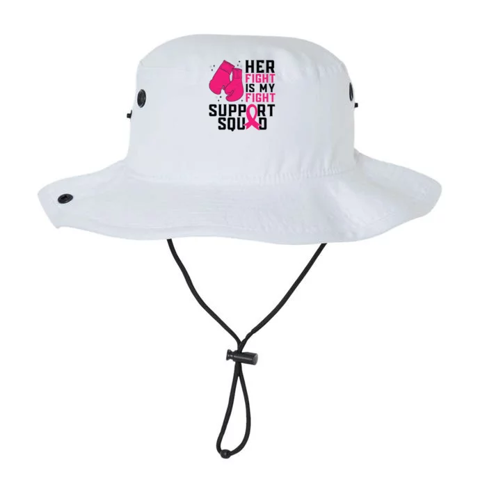 Breast Cancer Awareness Husband Support Squad Legacy Cool Fit Booney Bucket Hat