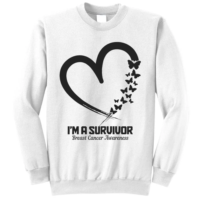 Breast Cancer Awareness Month October Pink Ribbon Survivor Sweatshirt