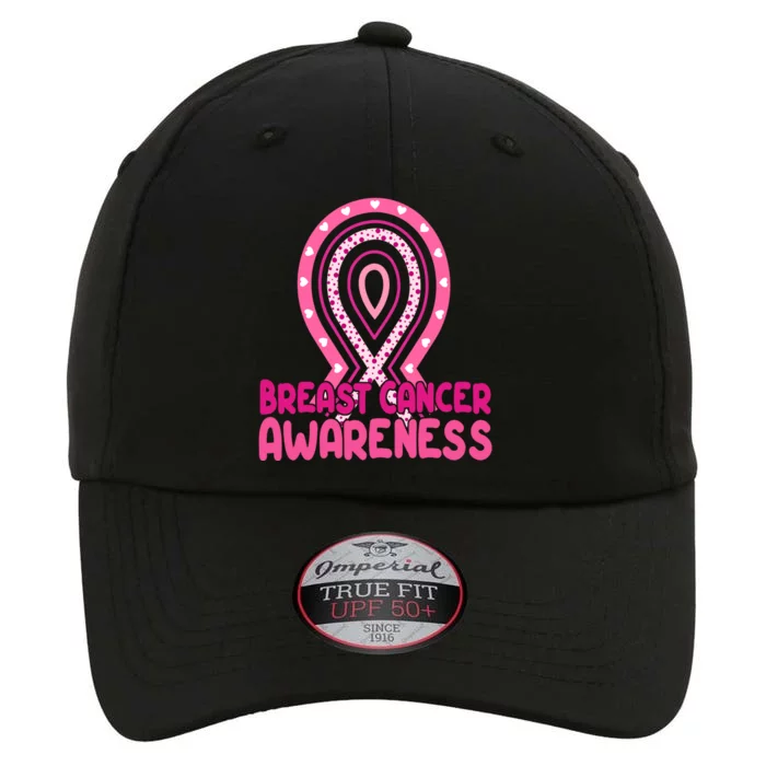 Breast Cancer Awareness Ribbon Heart The Original Performance Cap