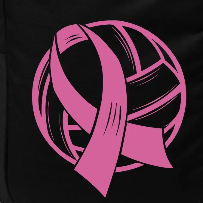 Breast Cancer Awareness Volleyball Team Supporter Impact Tech Backpack