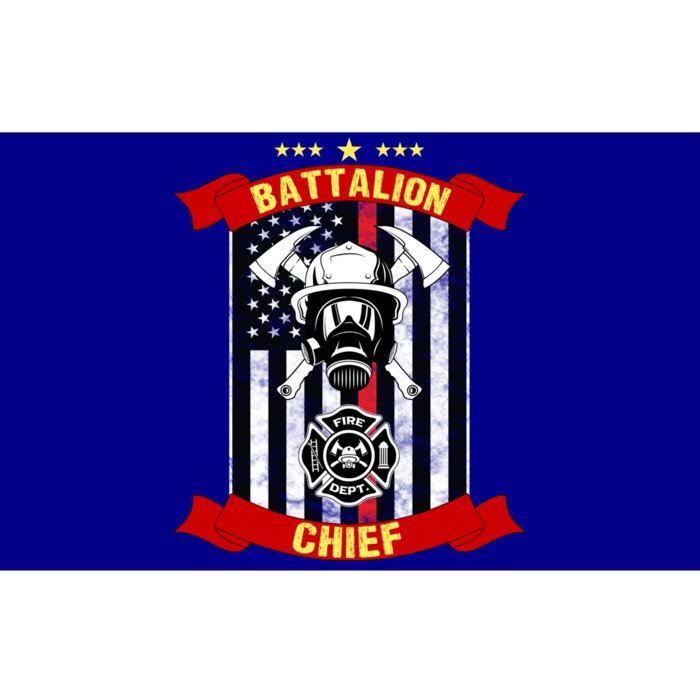 Battalion Chief American Firefighter Fire Hero Design Meaningful Gift Bumper Sticker