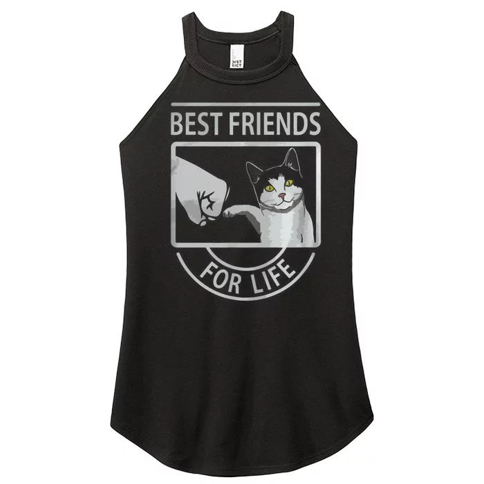 Bff Cat Awesome Cat Women’s Perfect Tri Rocker Tank