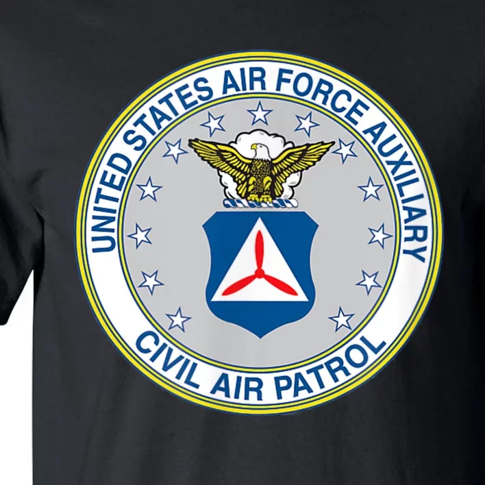 Best Civil Air Patrol Circle Air Force Auxiliary USAF Tall T-Shirt