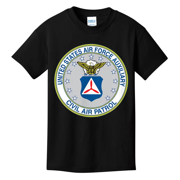 Best Civil Air Patrol Circle Air Force Auxiliary USAF Kids T Shirt