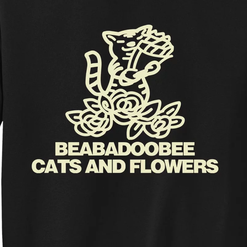 Beabadoobee Cats And Flowers Tall Sweatshirt