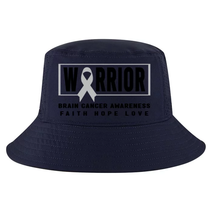 Brain Cancer Awareness Gift Brain Cancer Warrior Gift Cool Comfort Performance Bucket Hat