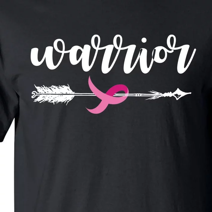 Breast Cancer Awareness Warrior Pink Ribbon Tall T-Shirt