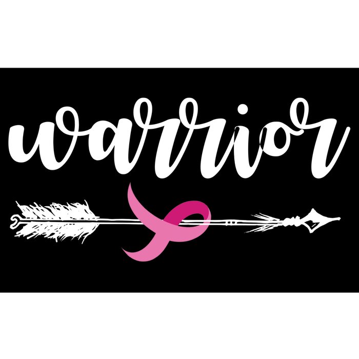 Breast Cancer Awareness Warrior Pink Ribbon Bumper Sticker