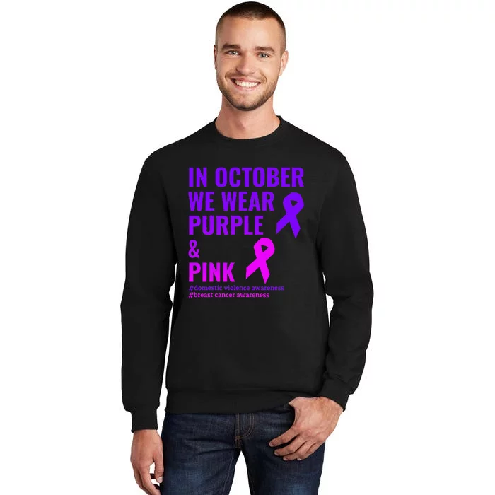 Breast Cancer And Domestic Violence Awareness Sweatshirt