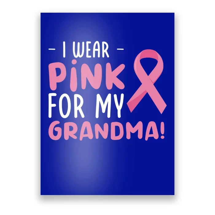 Breast Cancer Awarness Grandmother Breast Cancer Survivor Gift Poster