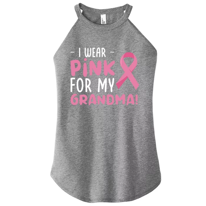 Breast Cancer Awarness Grandmother Breast Cancer Survivor Gift Women’s Perfect Tri Rocker Tank