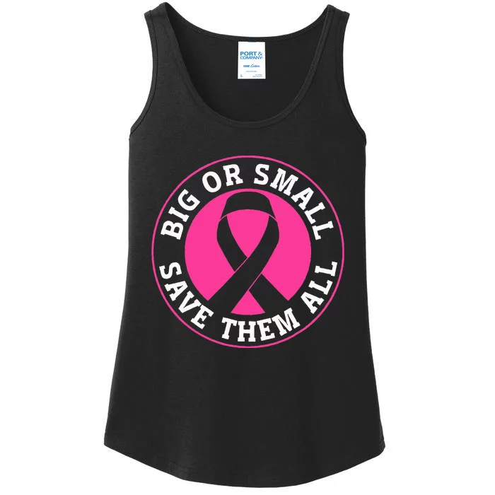 Breast Cancer Awareness Support the Cause Ladies Essential Tank