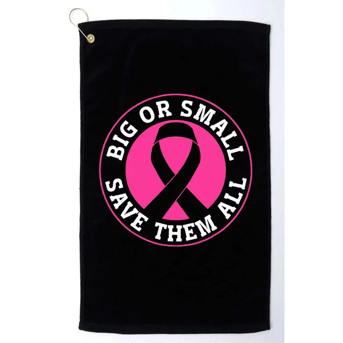 Breast Cancer Awareness Support the Cause Platinum Collection Golf Towel