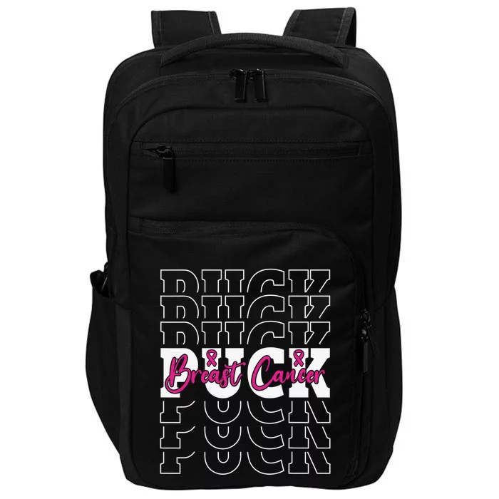 Breast Cancer Awareness Hockey PUCK BREAST CANCER Impact Tech Backpack