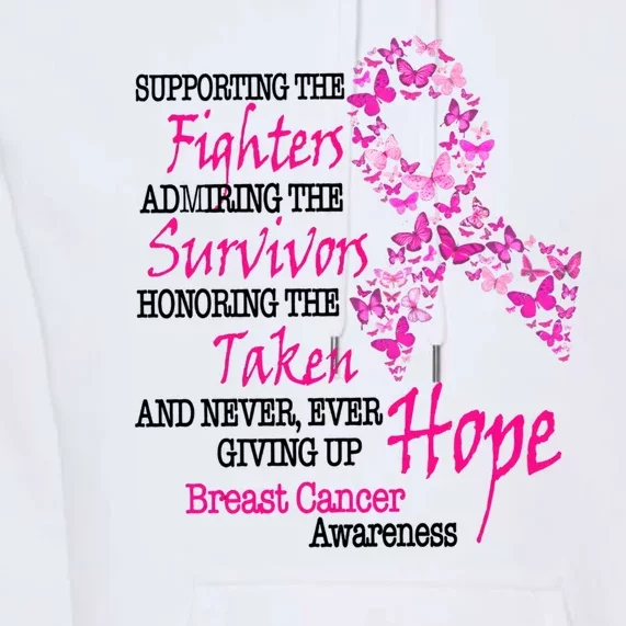 Breast Cancer Awareness Meaning Premium Hoodie