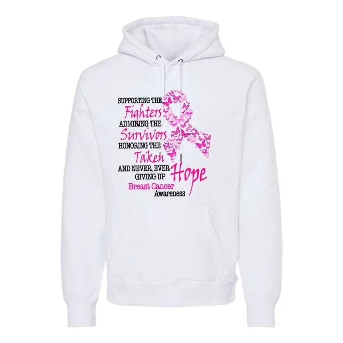 Breast Cancer Awareness Meaning Premium Hoodie