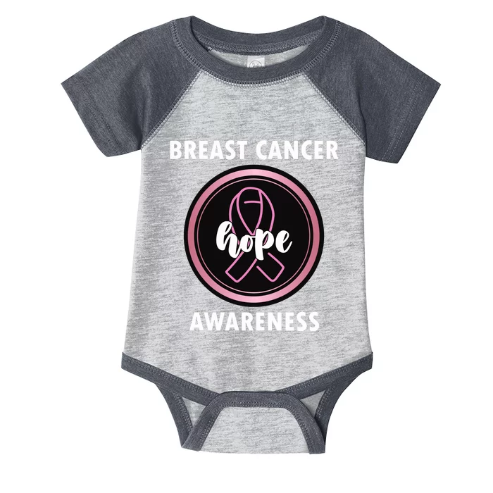 Breast Cancer Awareness Hope Ribbon Infant Baby Jersey Bodysuit