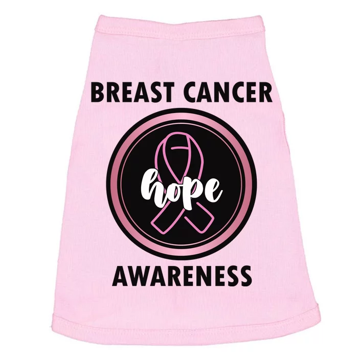 Breast Cancer Awareness Hope Ribbon Doggie Tank