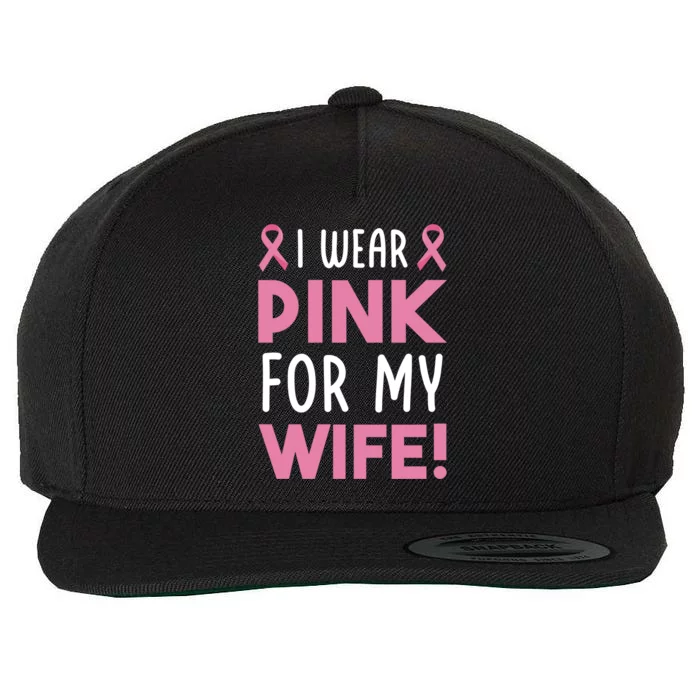 Breast Cancer Awarness Wife Breast Cancer Survivor Gift Wool Snapback Cap