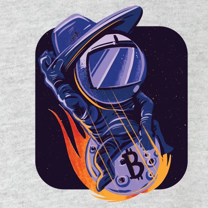 Bitcoin Cowboy Astronaut Toddler Long Sleeve Shirt